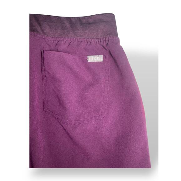FIGS Technical Collection Women Jogger Scrub Pants Purple Orange Drawstring S/P - Picture 5 of 8